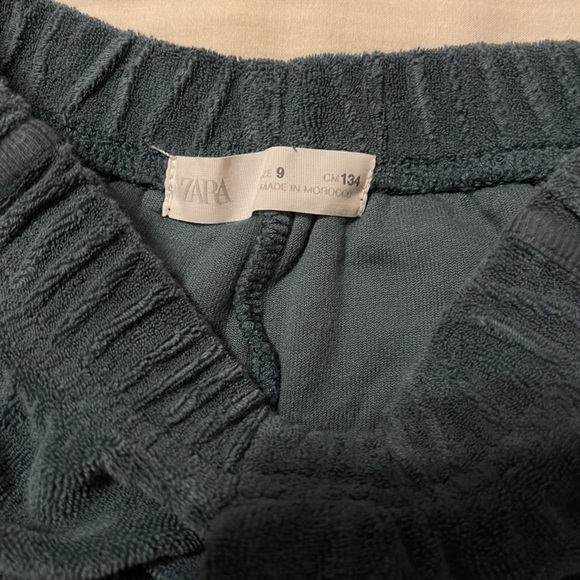 Zara Green boys Terry Shorts - Picture 2 of 6